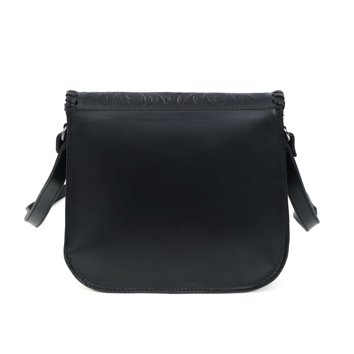 Hand-Carved Leather Sling Bag – Artisan Craftsmanship & Timeless Style. BG-1615 Pack of 25