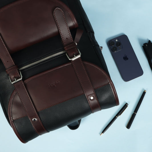 Timeless Leather Unisex Classic Backpack – Stylish & Functional for All Occasions. Art: BG-1611 Pack of 25