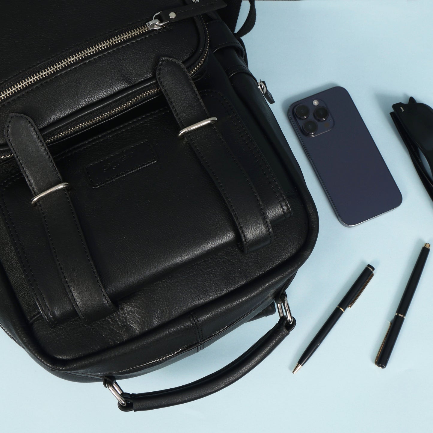 Compact & Stylish Leather Unisex Small Backpack – Perfect for Everyday Use. Art: BG-1610-S Pack of 25
