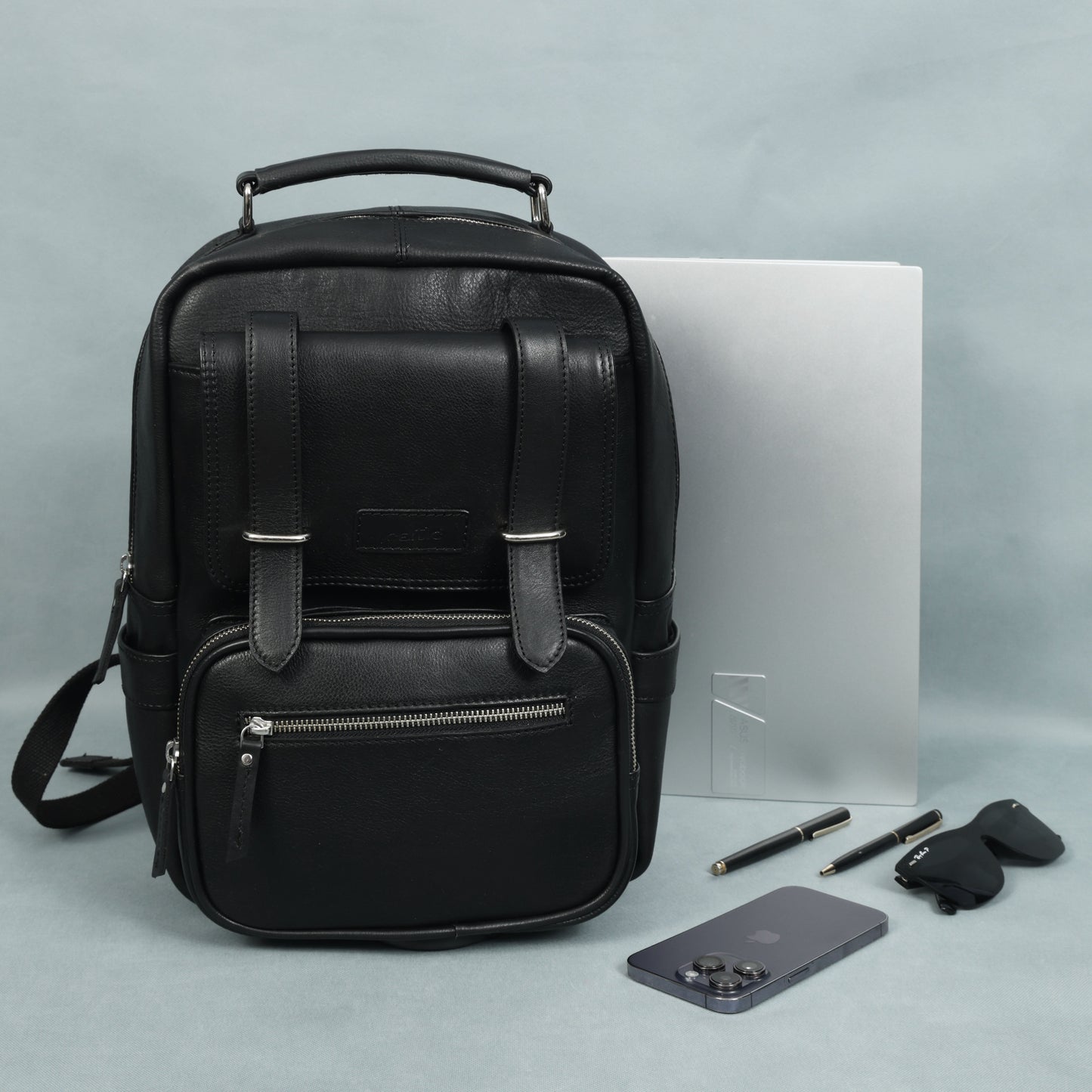 Compact & Stylish Leather Unisex Small Backpack – Perfect for Everyday Use. Art: BG-1610-S Pack of 25
