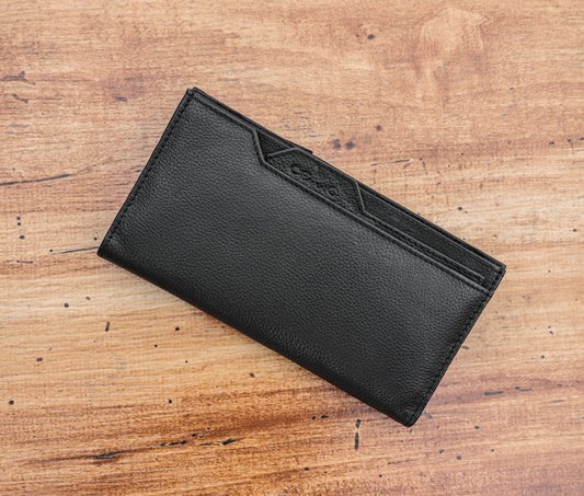 Timeless Elegance: Black Leather Clutch for Effortless Style. Art: BG-1603 Pack of 25