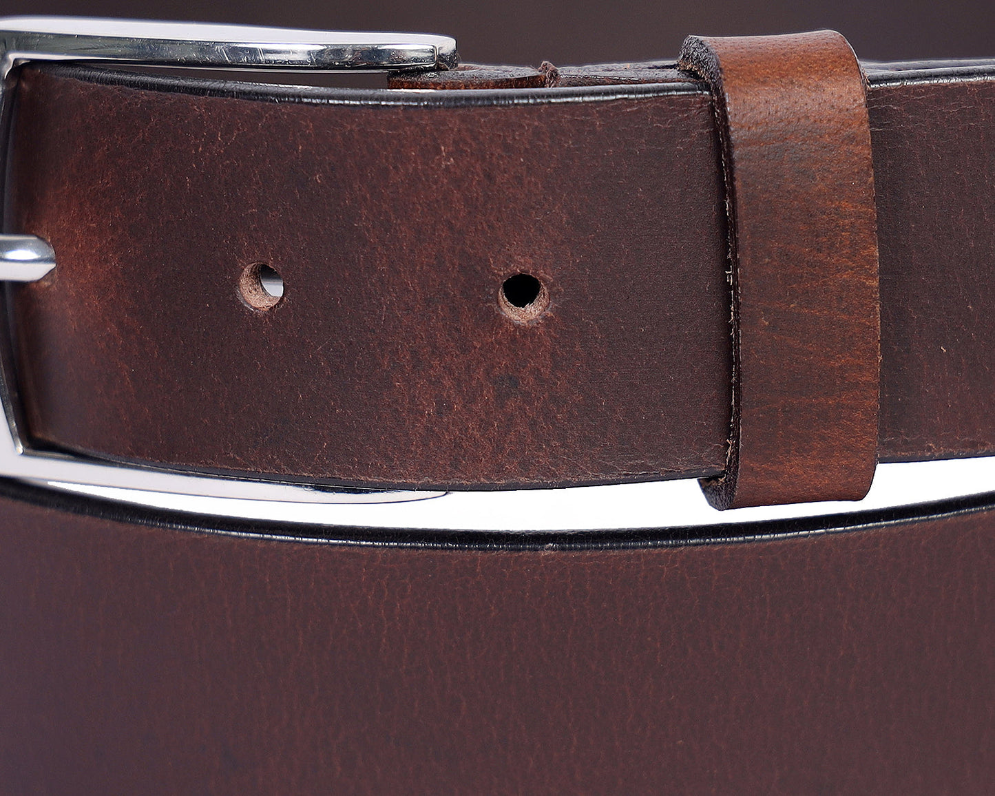 35MM Brown Leather Belt, Art: LB-744 Pack of 50