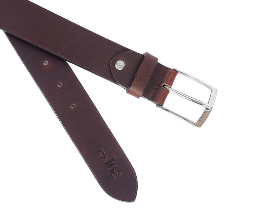 35MM Brown Leather Belt, Art: LB-744 Pack of 50