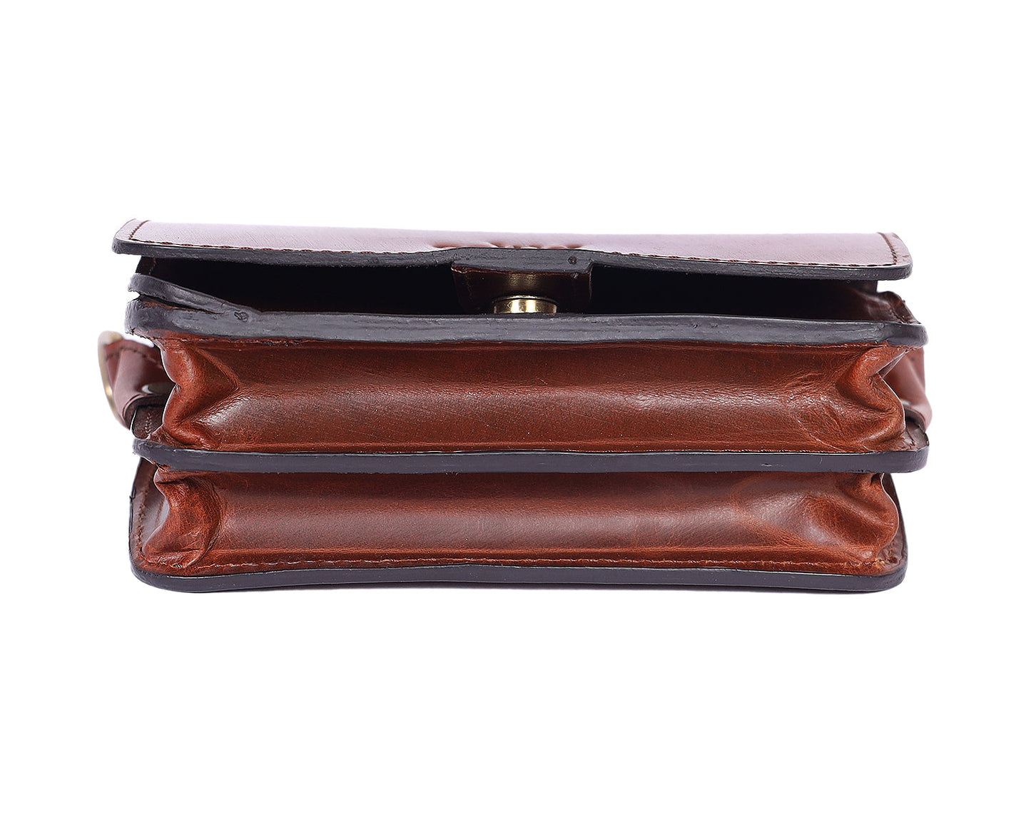 Elegance Redefined: Brown Leather Clutch - Your Timeless Fashion Accessory. Art: BG-1462 Pack of 25