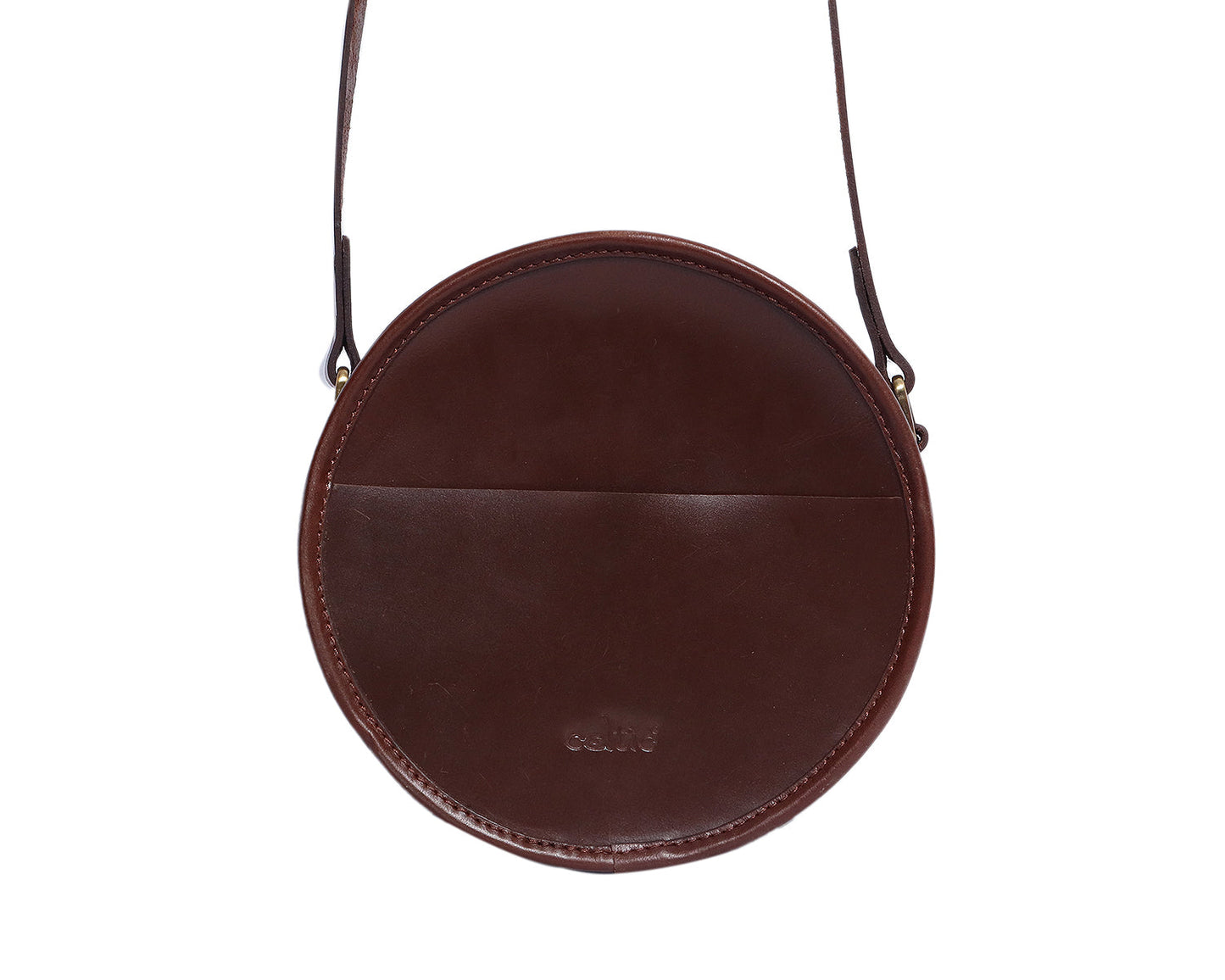 Stylish and Functional Brown Round Sling Bag, Art: BG-1467 Pack of 25