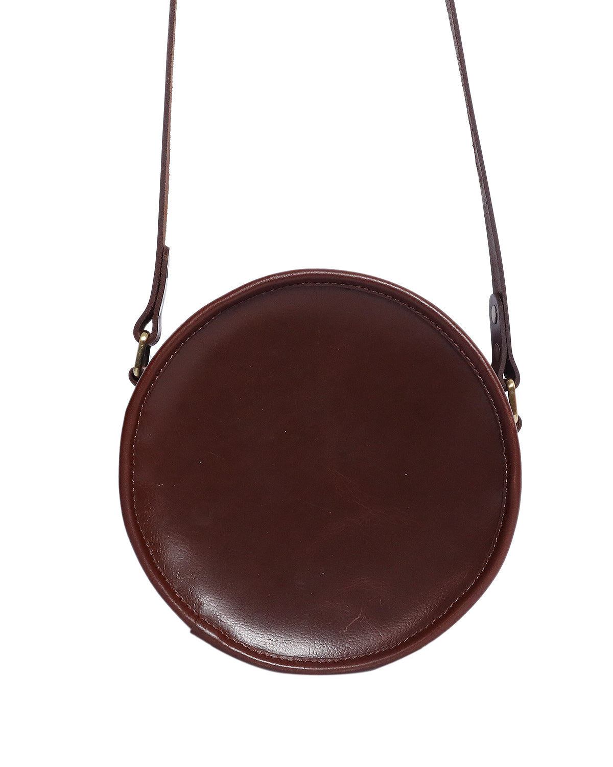 Stylish and Functional Brown Round Sling Bag, Art: BG-1467 Pack of 25