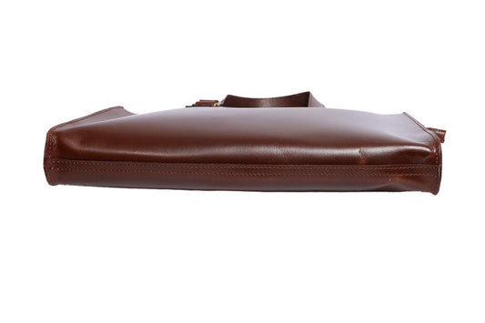 Brown color pure leather laptop bag for professional use, Art: BG-1469 Pack of 25