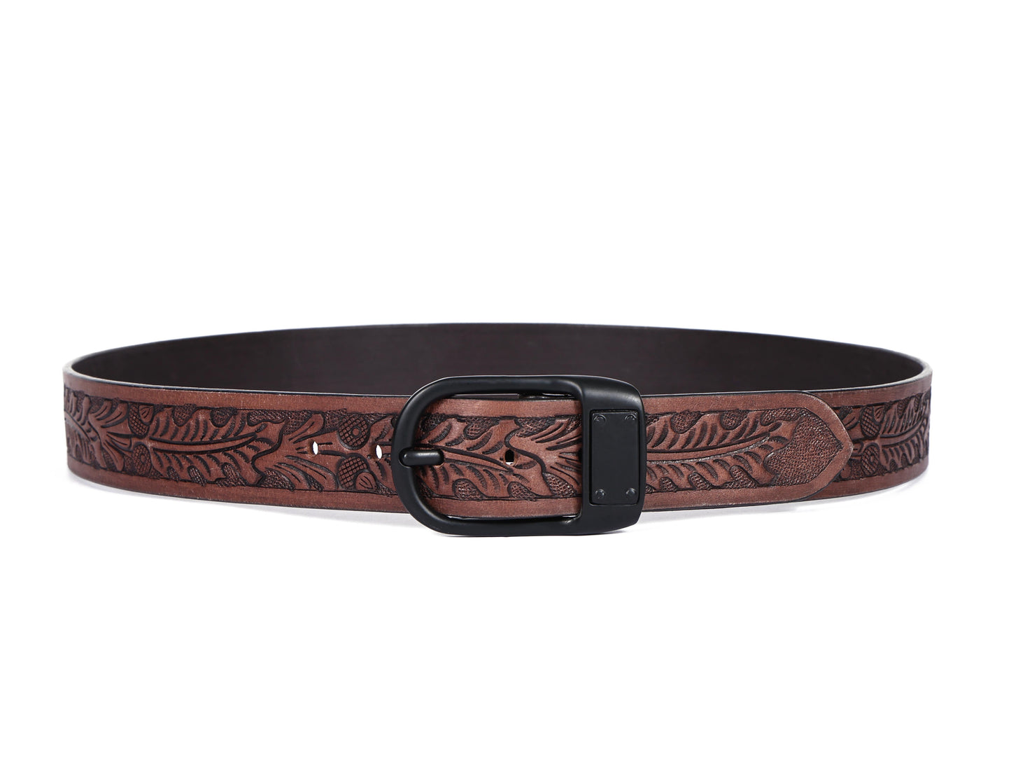 "Artisanal Elegance: Hand-Carved Leather Belts for Timeless Appeal" Art: LB-812 Pack of 50