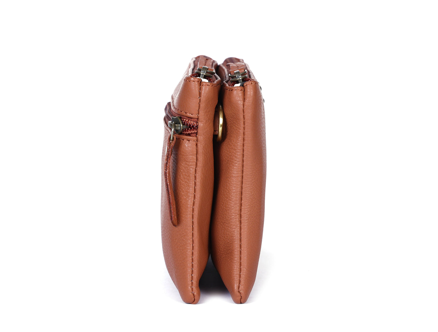 Effortless Elegance: Tan Soft Leather Sling Bag for Stylish Convenience. Art: BG-1584 Pack of 25