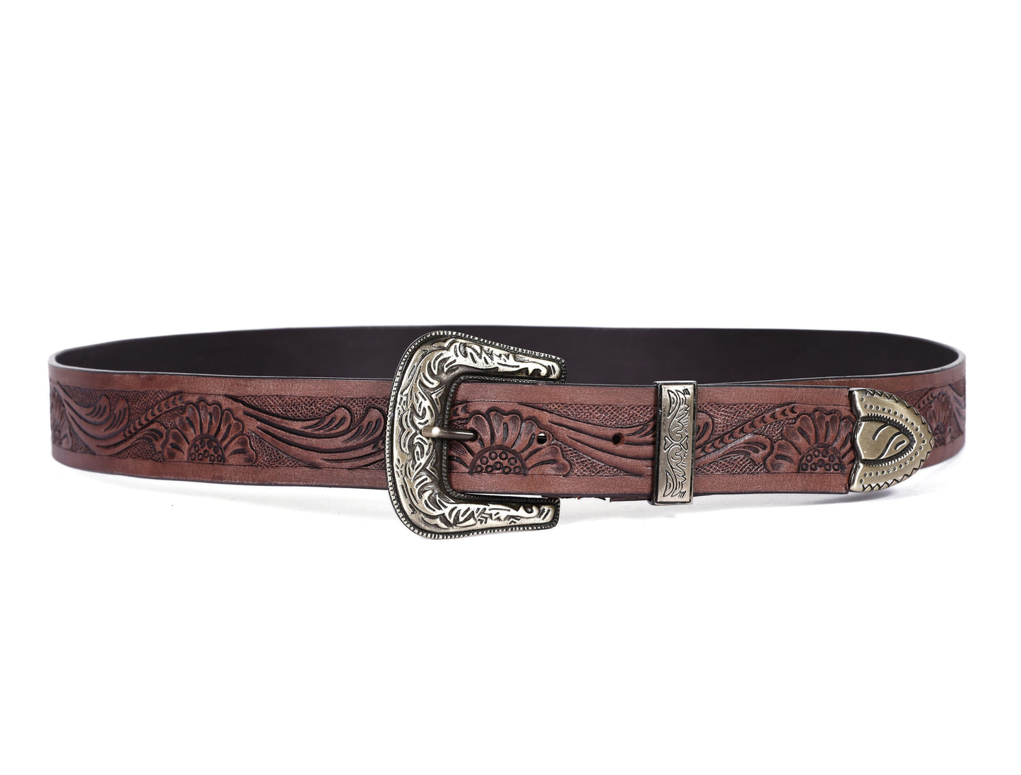 "Crafted Mastery: Hand-Carved Leather Belts for Timeless Style" Art: LB-813 Pack of 50