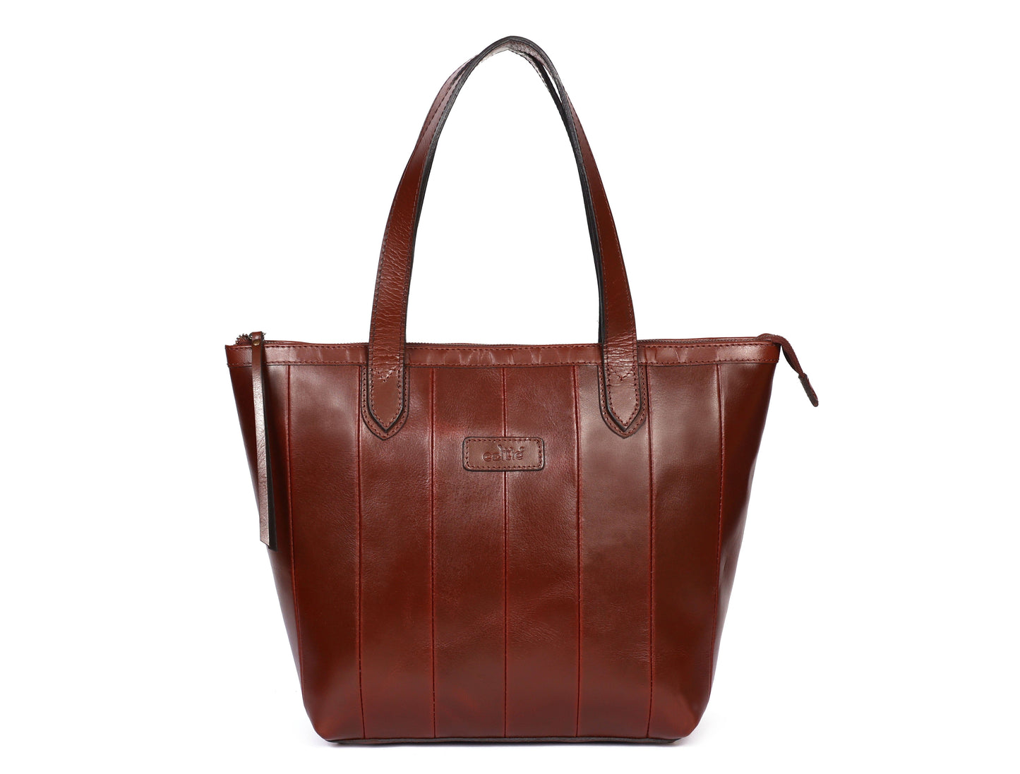 Brown Leather Tote Bag, handcrafted with love in India, Art: BG-1577 Pack of 25