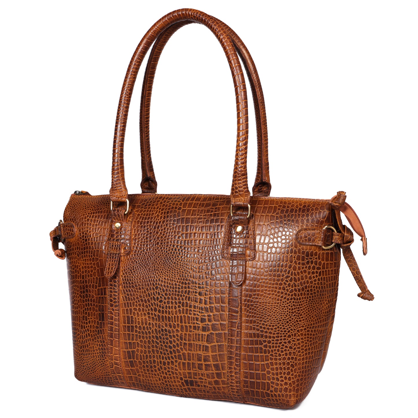 Elevate Your Style with our stylish Leather Accent Tote Bag. Art: BG-1599 Pack of 25