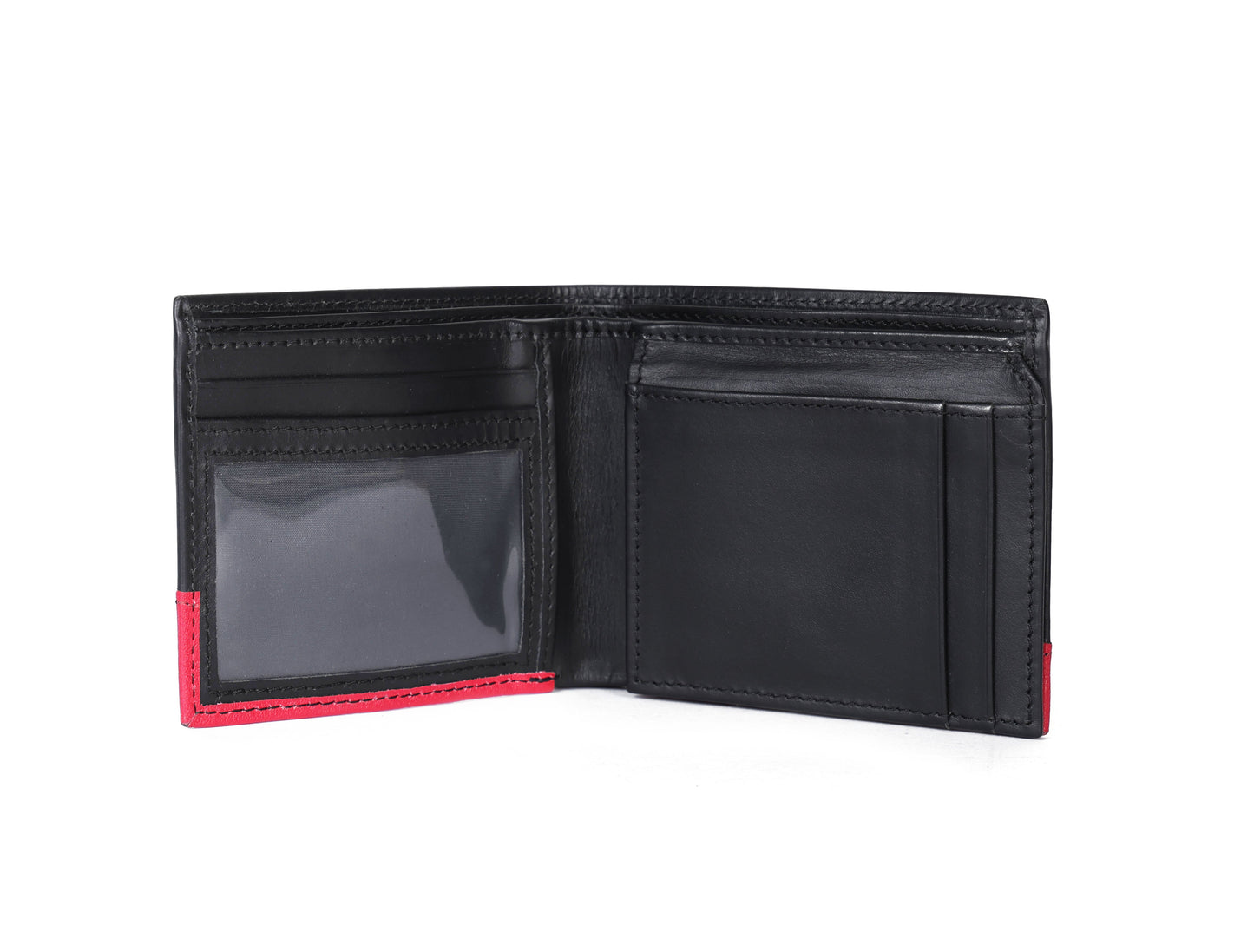 Designer Black Leather Wallet. Art:- LA-1400 Pack of 50