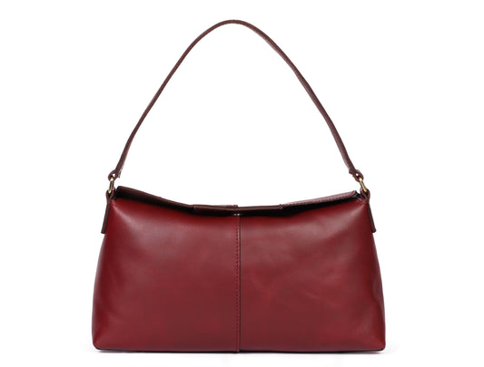 Exquisite Burgundy Leather Sling Bag, Art: BG-1744 Pack of 25