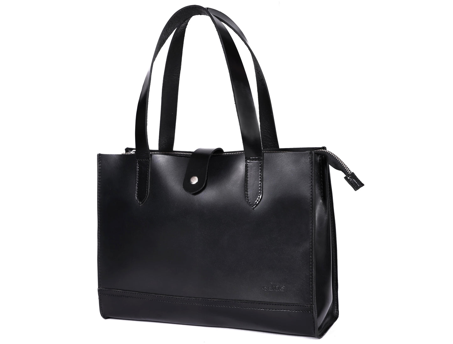 Celtic premium Elegant Brown Leather Tote Bag, Art: BG-1407 Pack of 25