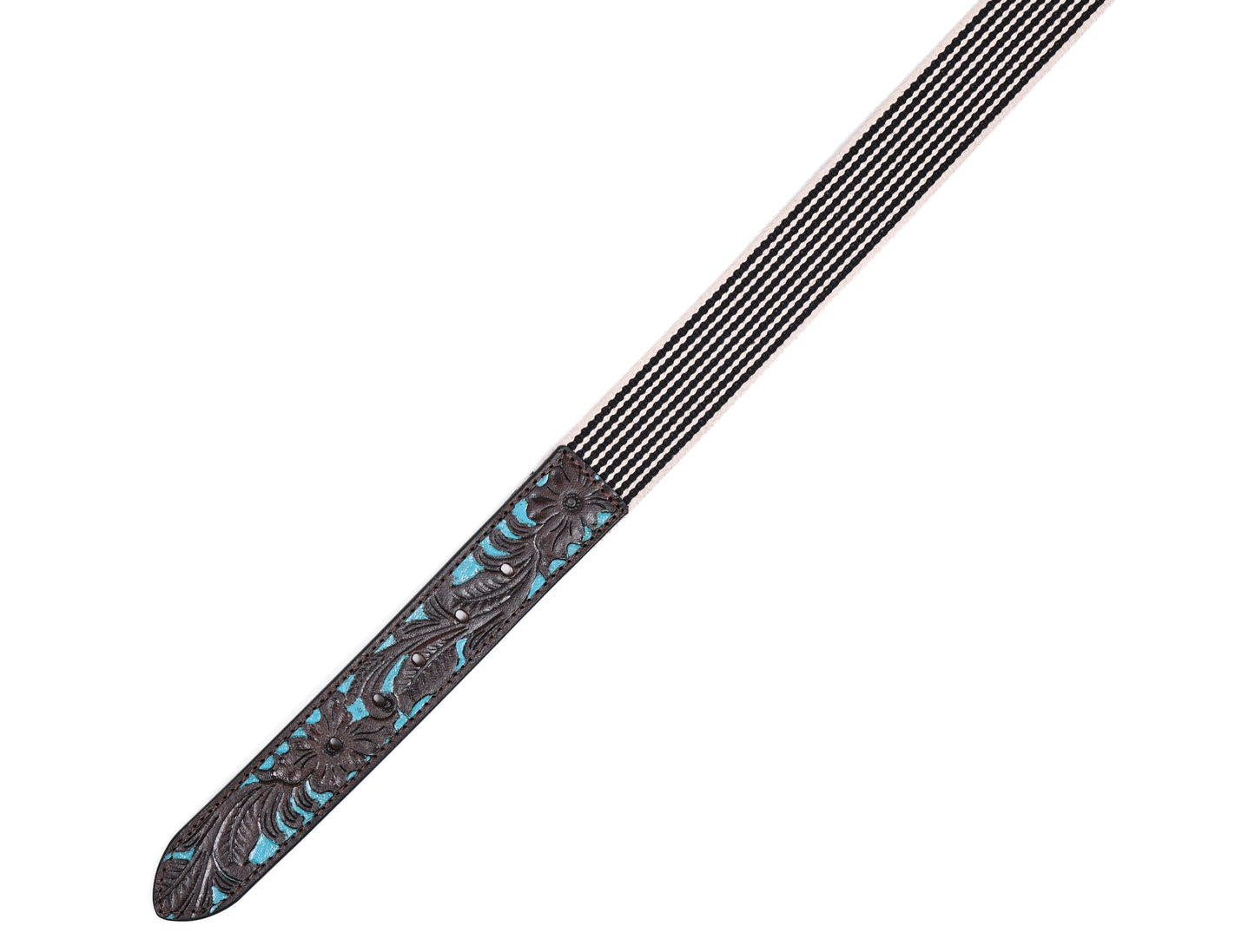 Artisan Elegance: Leather Hand-Tooled and Webbing Belt. Art: LB-825 Pack of 50