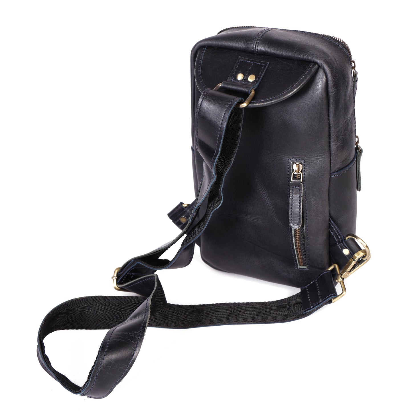 Brown Small Crossbody Leather Bag" Art: BG-1617 Pack of 25