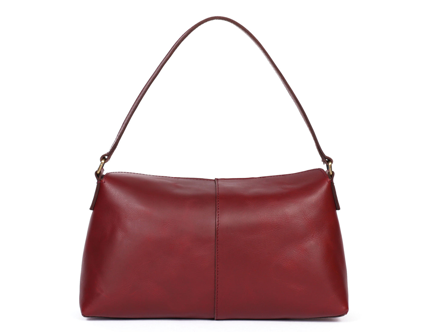 Exquisite Burgundy Leather Sling Bag, Art: BG-1744 Pack of 25