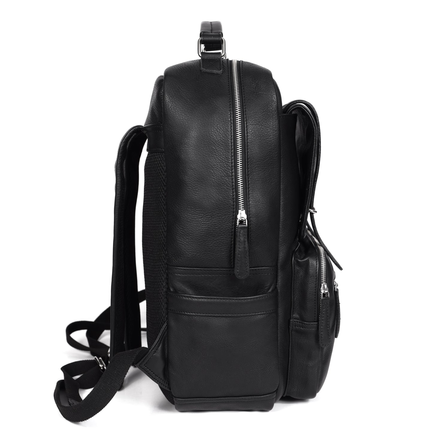 Elegant Soft Black Leather Backpack – Stylish, Versatile, and Organized ART:- BG-1610 Pack of 25