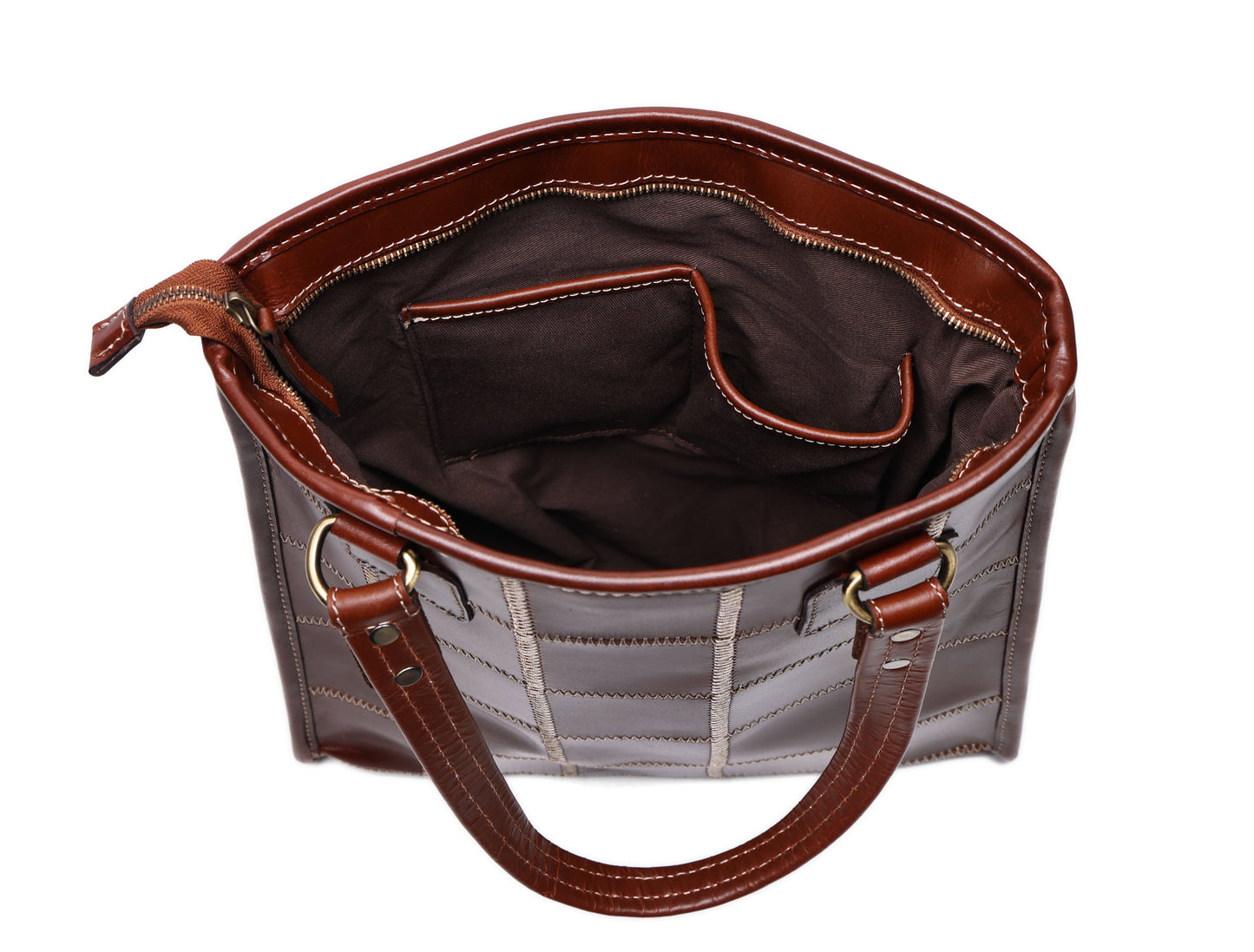 "Earthy Elegance: Elevate Your Style with Our Versatile Brown Tote Bag" Art: BG-1529-Z Pack of 25