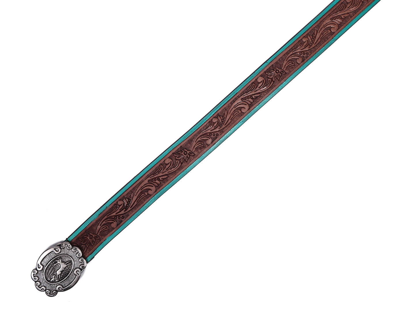 "Artisanal Flair: Hand-Carved Leather Belts Redefining Style" Art: LB-814 Pack of 50