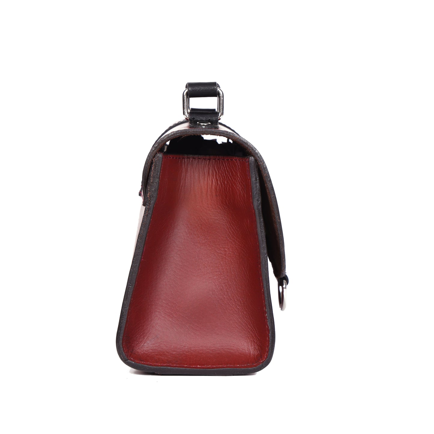 Premium Burgundy Leather Sling Bag for Stylish Everyday Use. ART:-BG-1753 Pack of 25