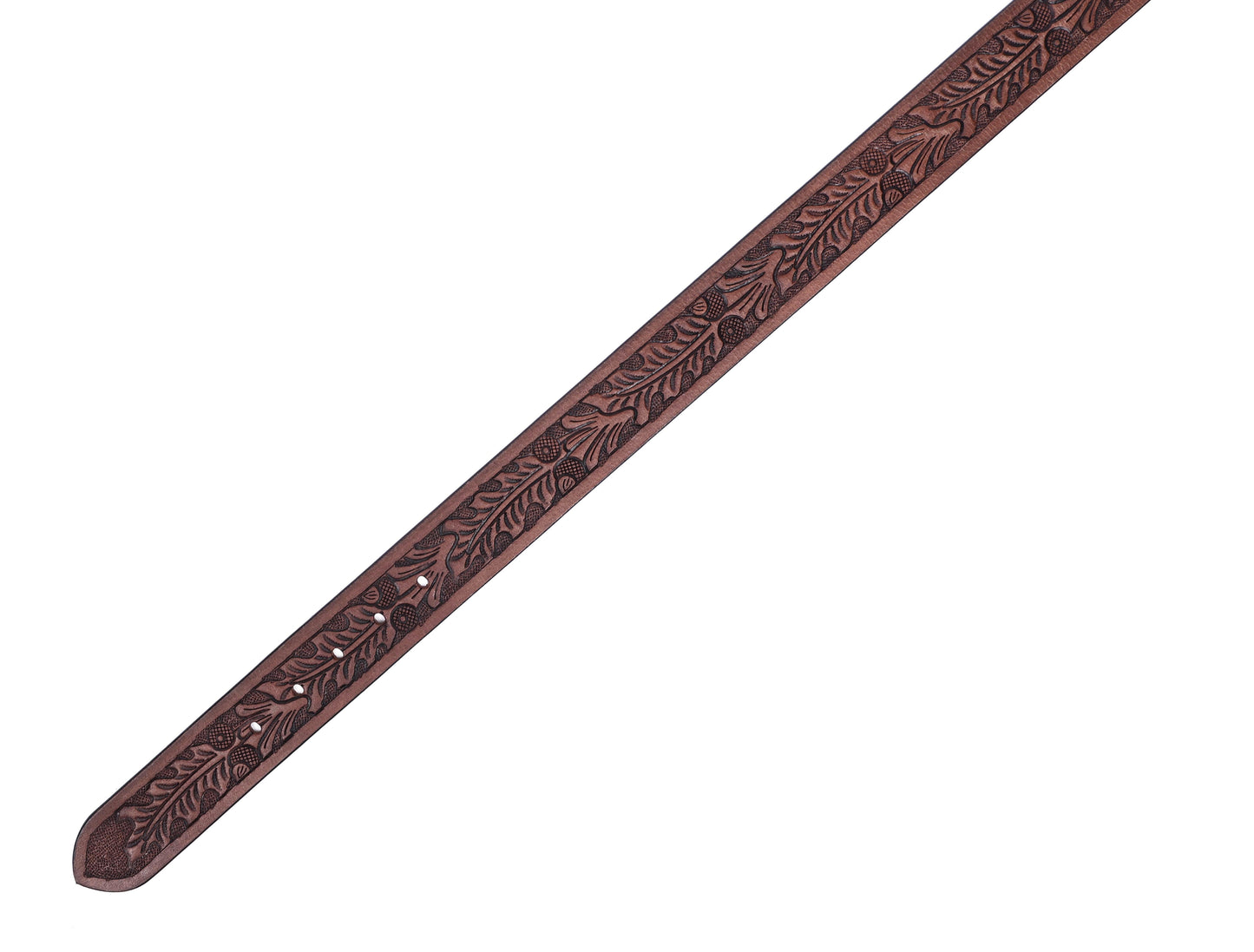 "Artisanal Elegance: Hand-Carved Leather Belts for Timeless Appeal" Art: LB-812 Pack of 50