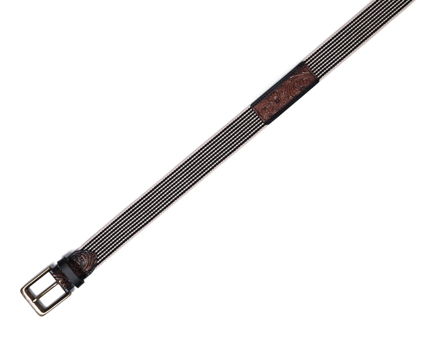 Artisan Elegance: Leather Hand-Tooled and Webbing Belt – A Perfect Blend of Tradition and Modern Style. Art: LB-828 Pack of 50