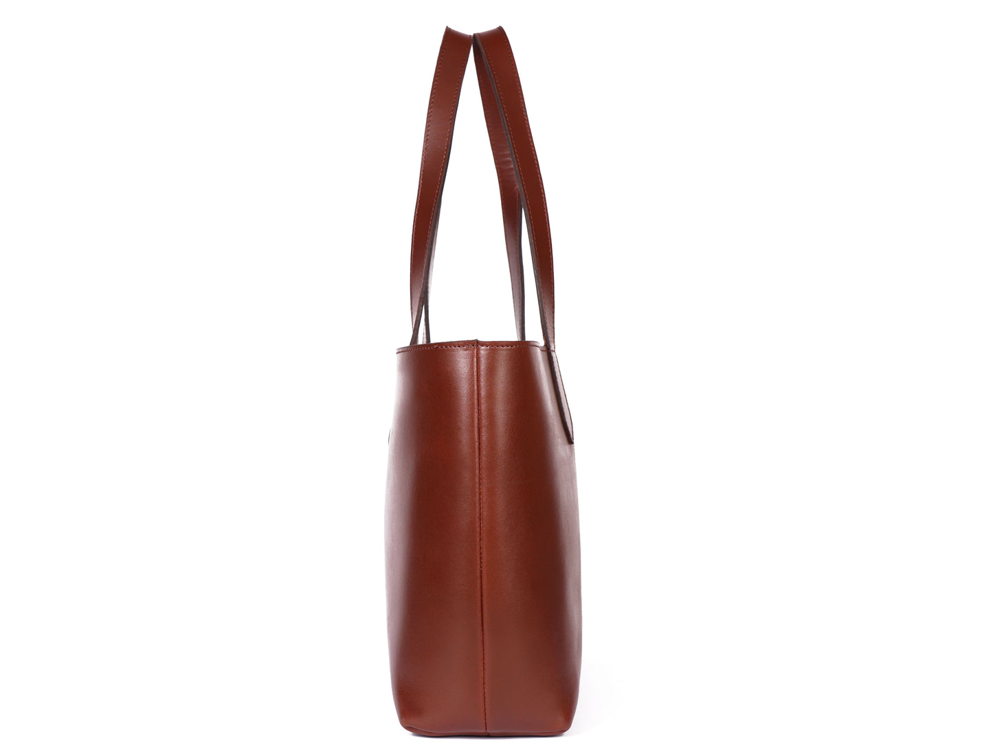 Classic Brown Leather Tote Bag - Elegance Meets Functionality. Art: BG-1750 Pack of 25