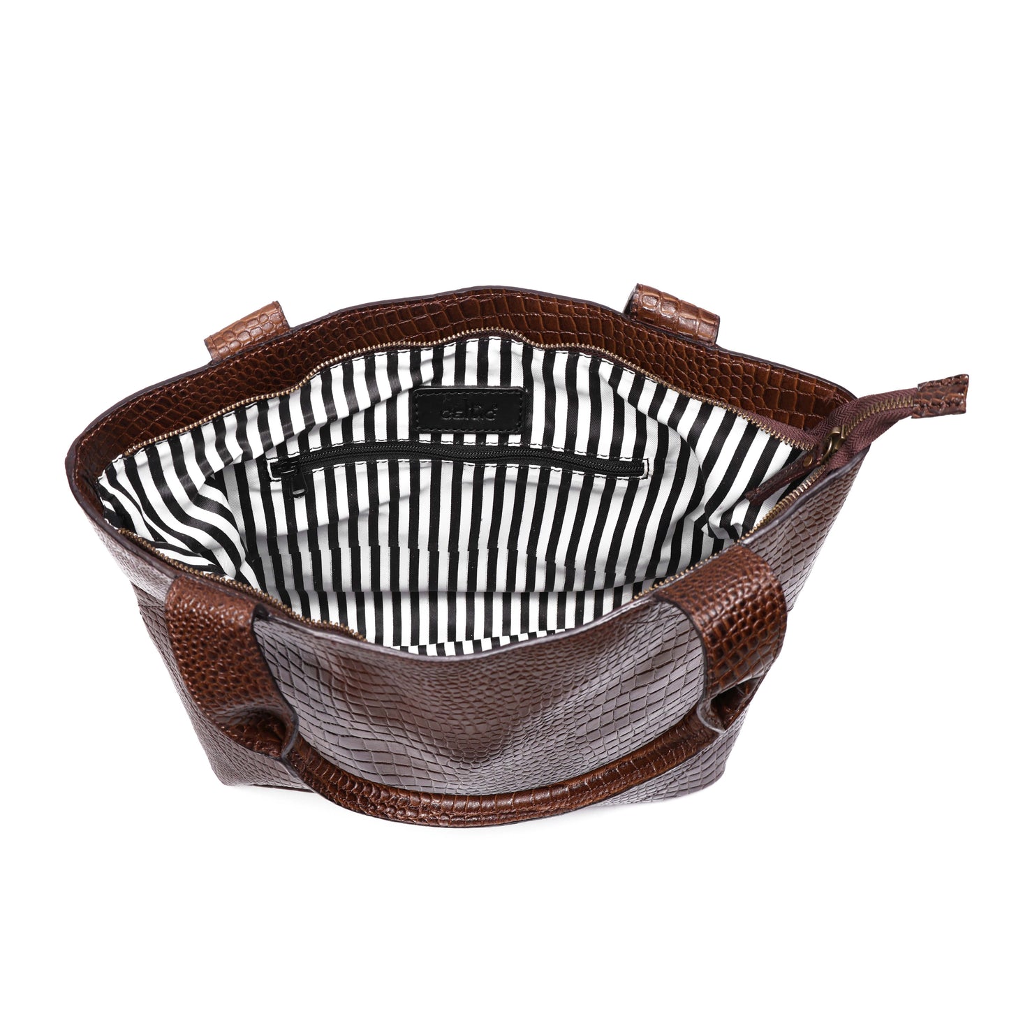 New celtic premium Elegance in Leather Tote Bag with Leather Accents. Art: BG-1387 Pack of 25