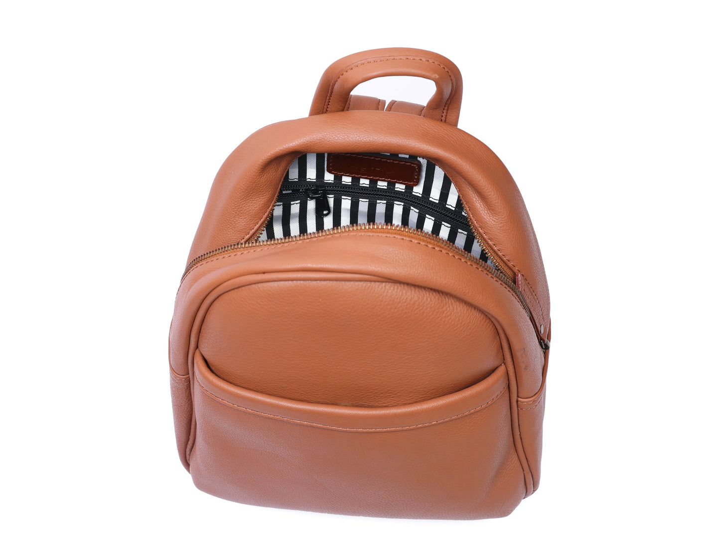 Tan NDM Leather Backpack: Elevate Your Style with Timeless Elegance. Art: BG-1580 Pack of 25