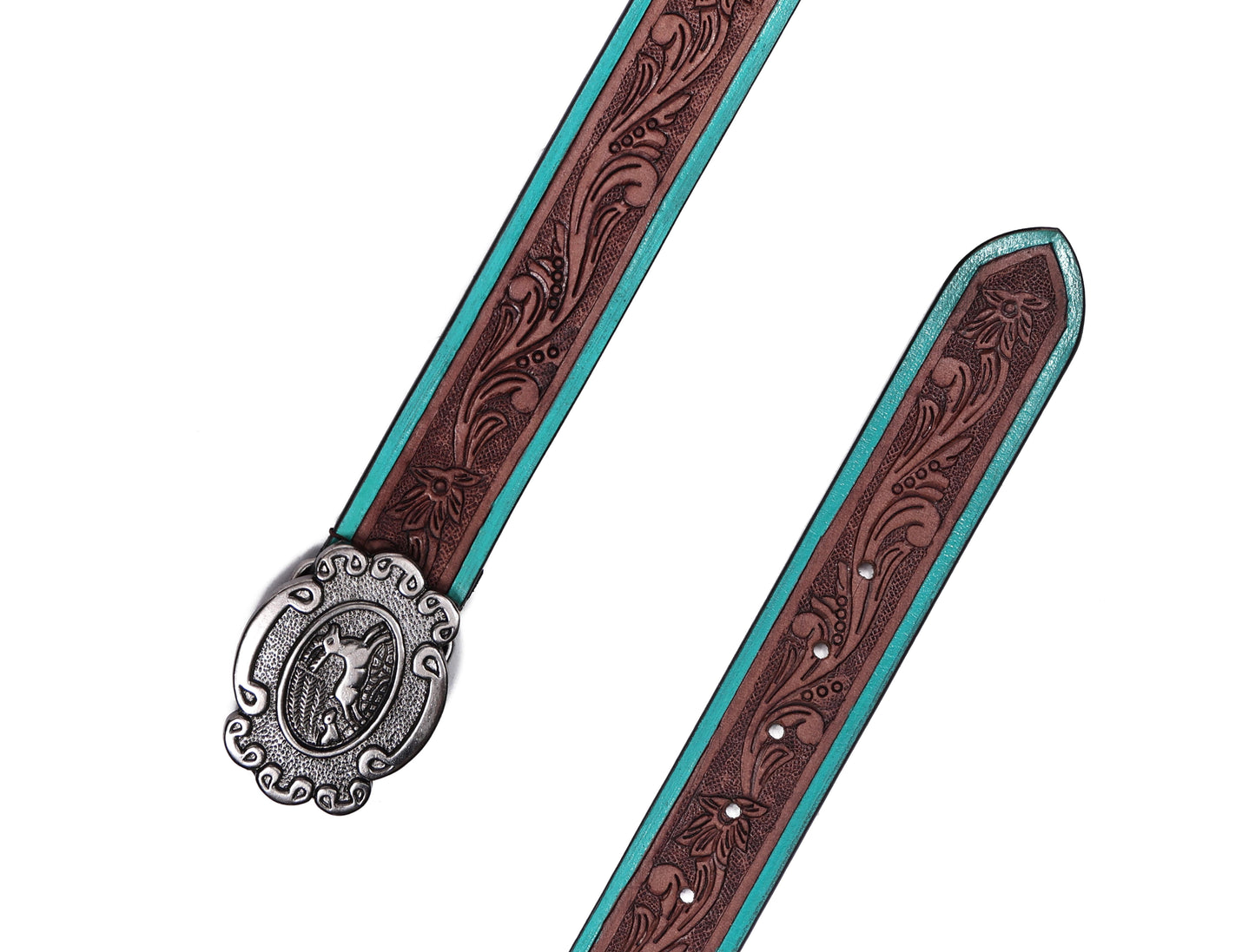 "Artisanal Flair: Hand-Carved Leather Belts Redefining Style" Art: LB-814 Pack of 50