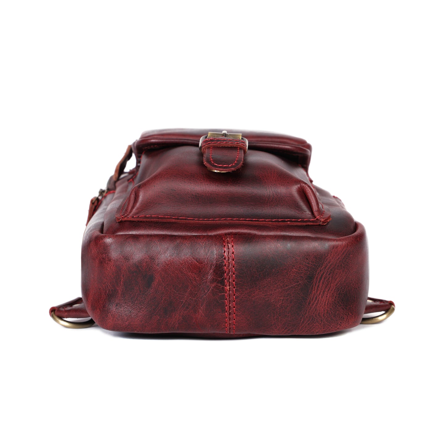 Brown Small Crossbody Leather Bag" Art: BG-1617 Pack of 25