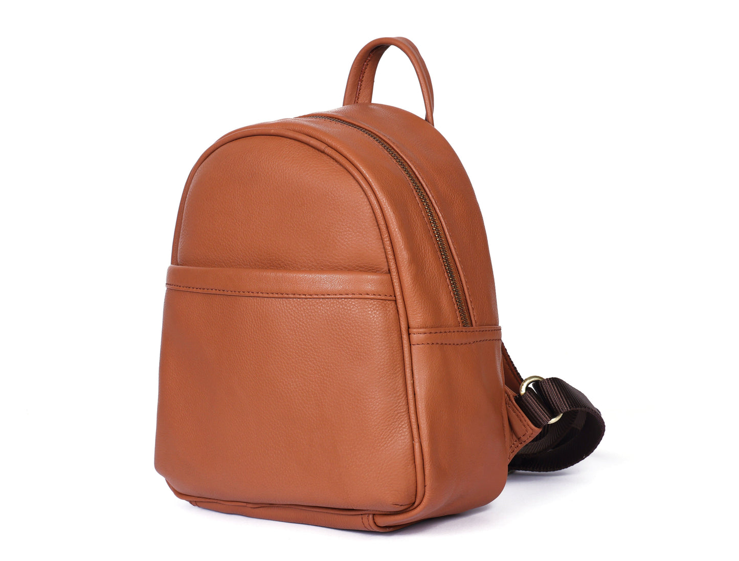 Tan NDM Leather Backpack: Elevate Your Style with Timeless Elegance. Art: BG-1580 Pack of 25