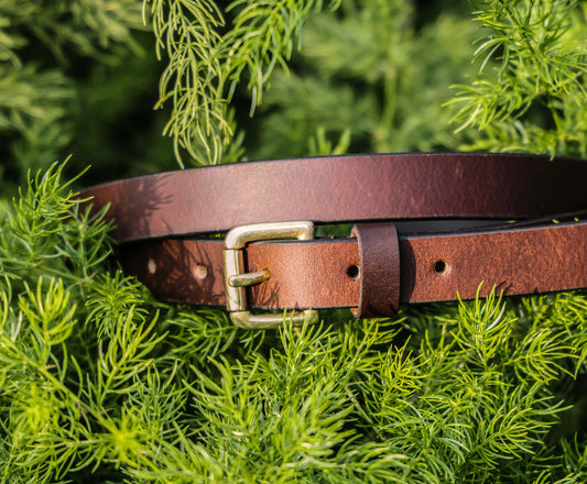 Premium Brown Leather Belts for Women, Art: LB-824 Pack of 50