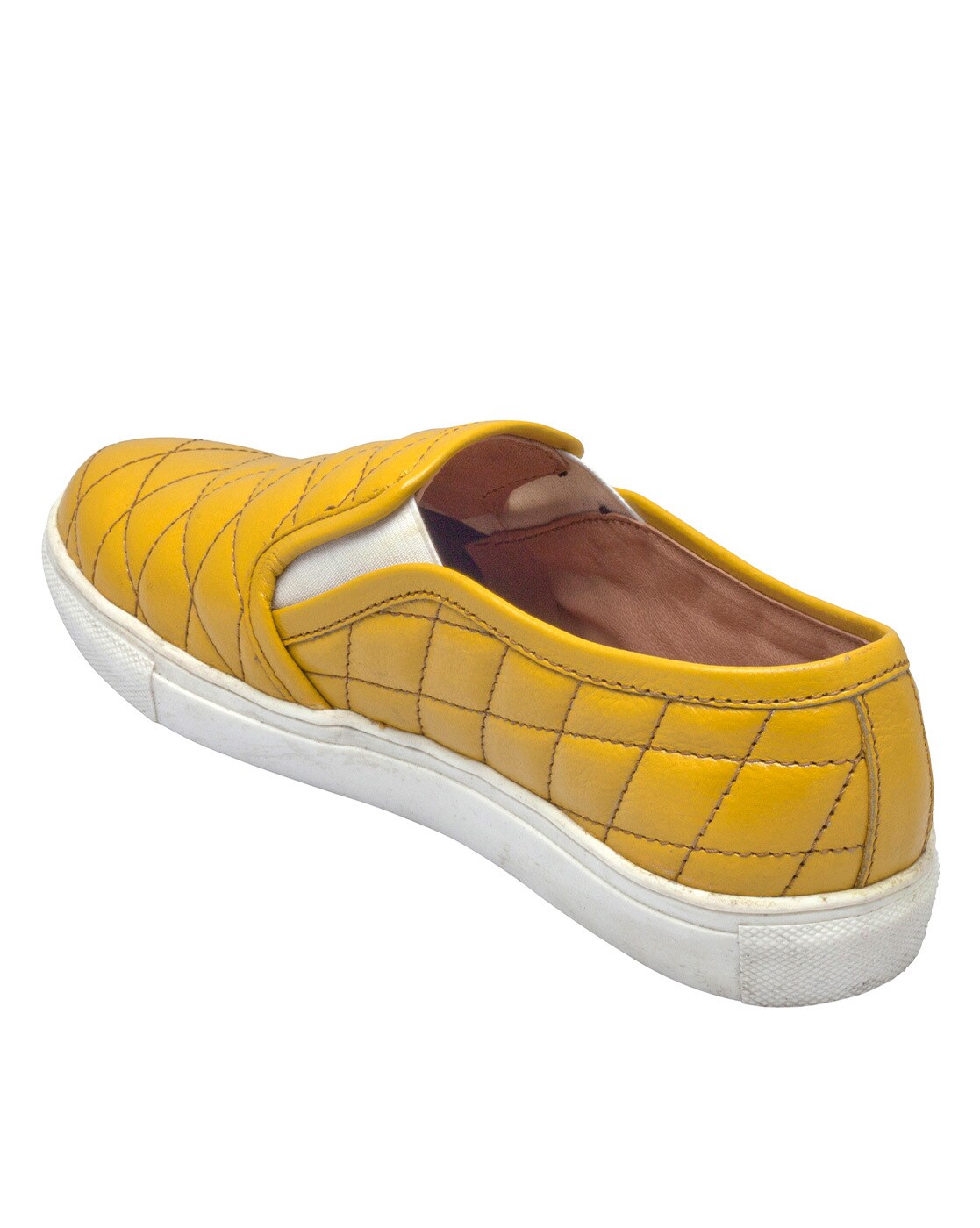 Bright & Stylish Girls' Yellow Leather Shoes – Perfect for Any Occasion, Art:- LS-1108 Pack of 25