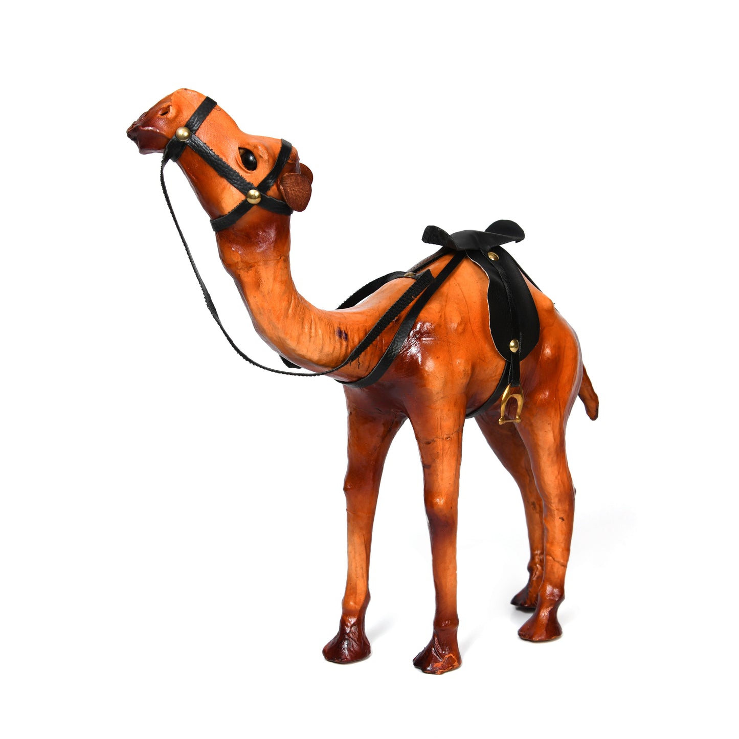 Handicraft Standing Camel Leather Showpiece – Exquisite Artisan Home Decor, ART:-LA-05 Pack of 50