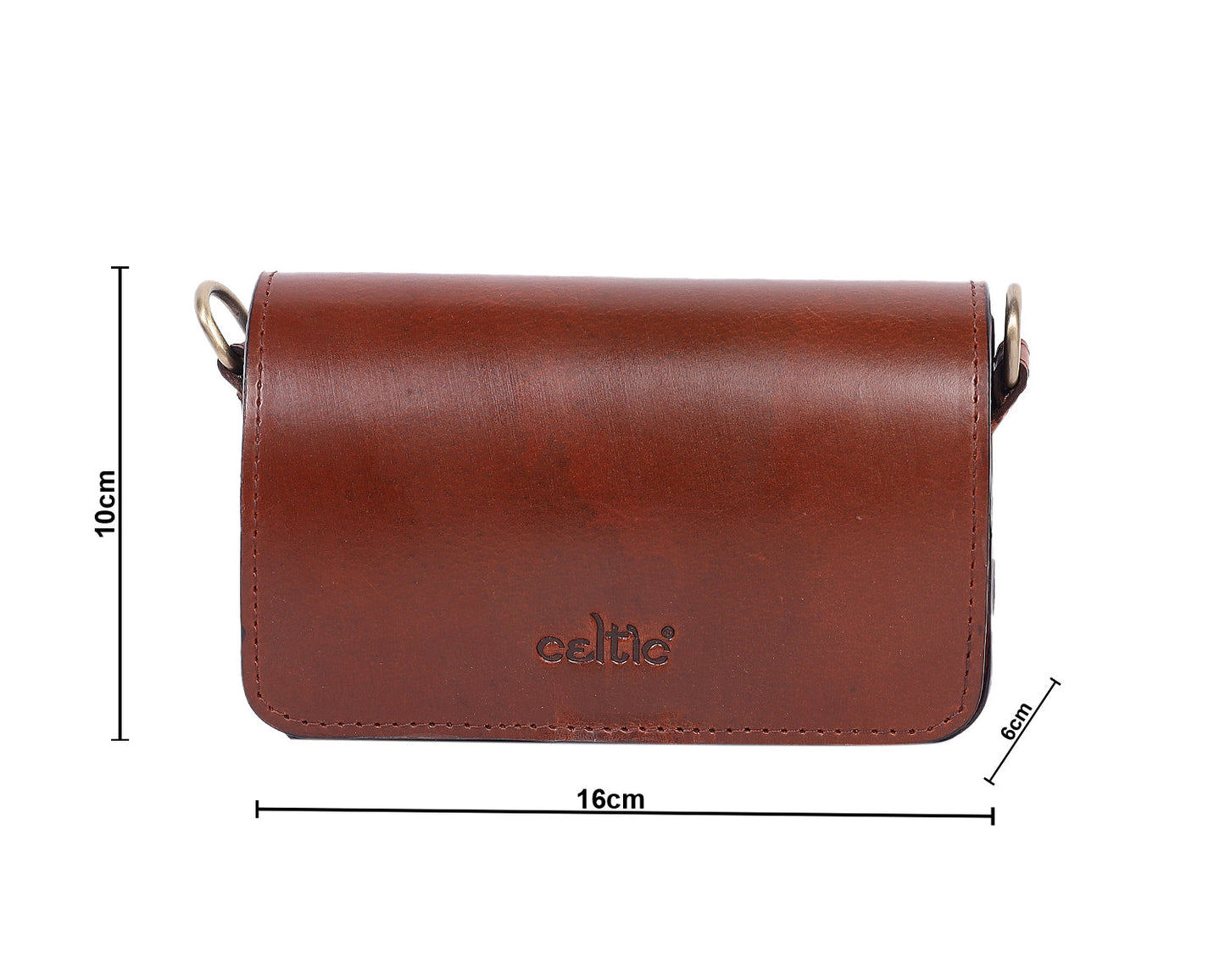 Elegance Redefined: Brown Leather Clutch - Your Timeless Fashion Accessory. Art: BG-1462 Pack of 25