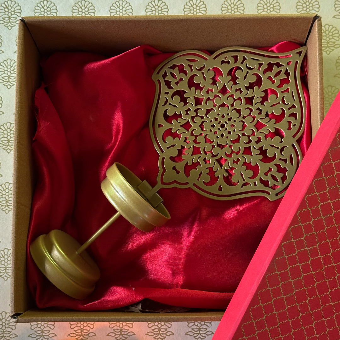 ATMAN INDIAN MOTIF TEA LIGHT HOLDER Pack of 50