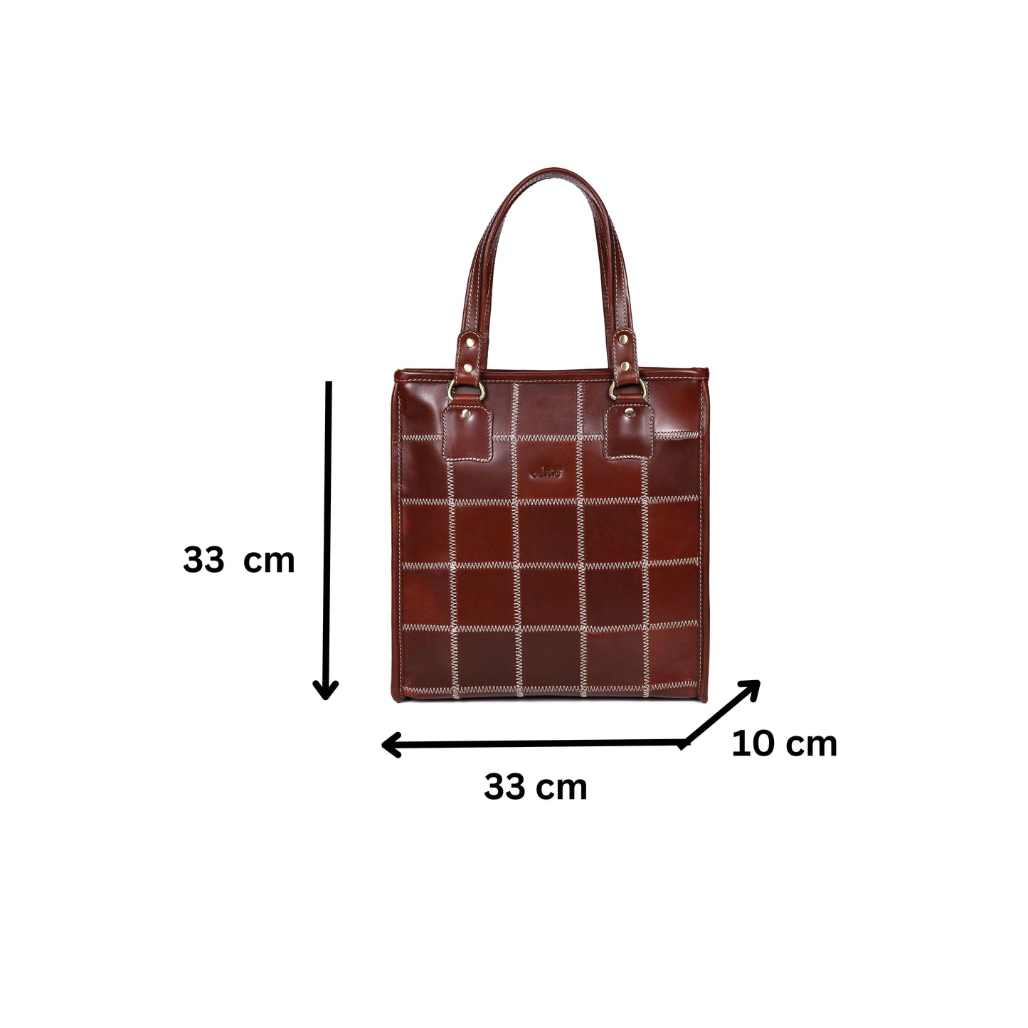 "Earthy Elegance: Elevate Your Style with Our Versatile Brown Tote Bag" Art: BG-1529-Z Pack of 25