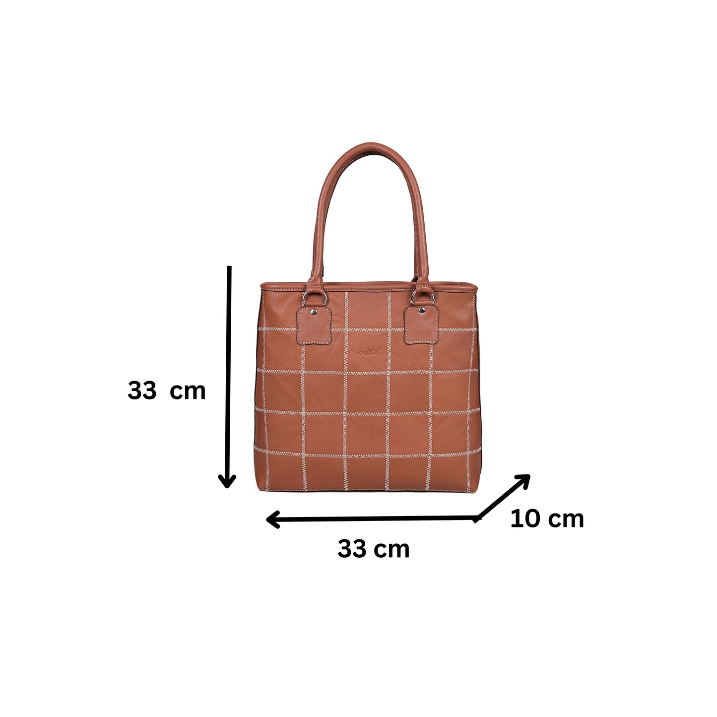 "Effortless Elegance: Elevate Your Style with Our Light Brown Tote Bag" Art: BG-1519-Z Pack of 25