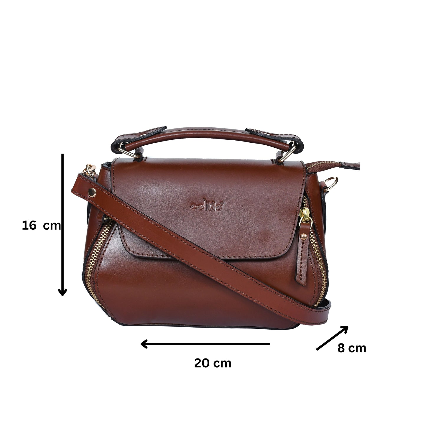 Pure leather sling bag with extra storage for girls and women | Party wear, Art: BG-1568 Pack of 25