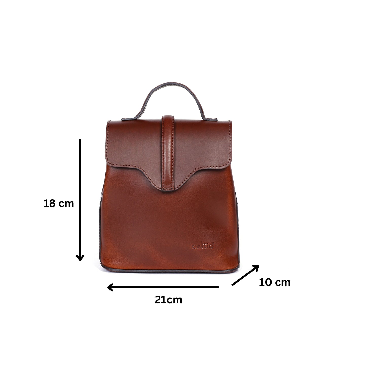 Chic Brown Small Backpack: Elevate Your Style with Fashion and Functionality. Art: BG-1579 Pack of 25