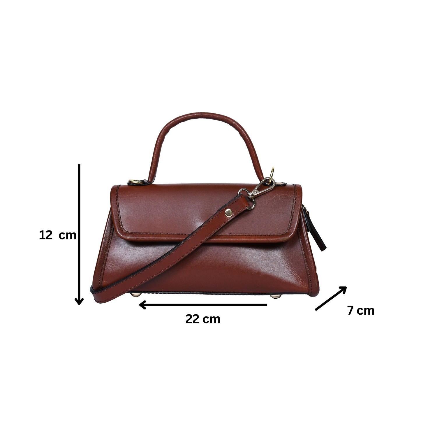 Pure leather sling bag for girls and women with fabulous finish, Art: BG-1567 Pack of 25