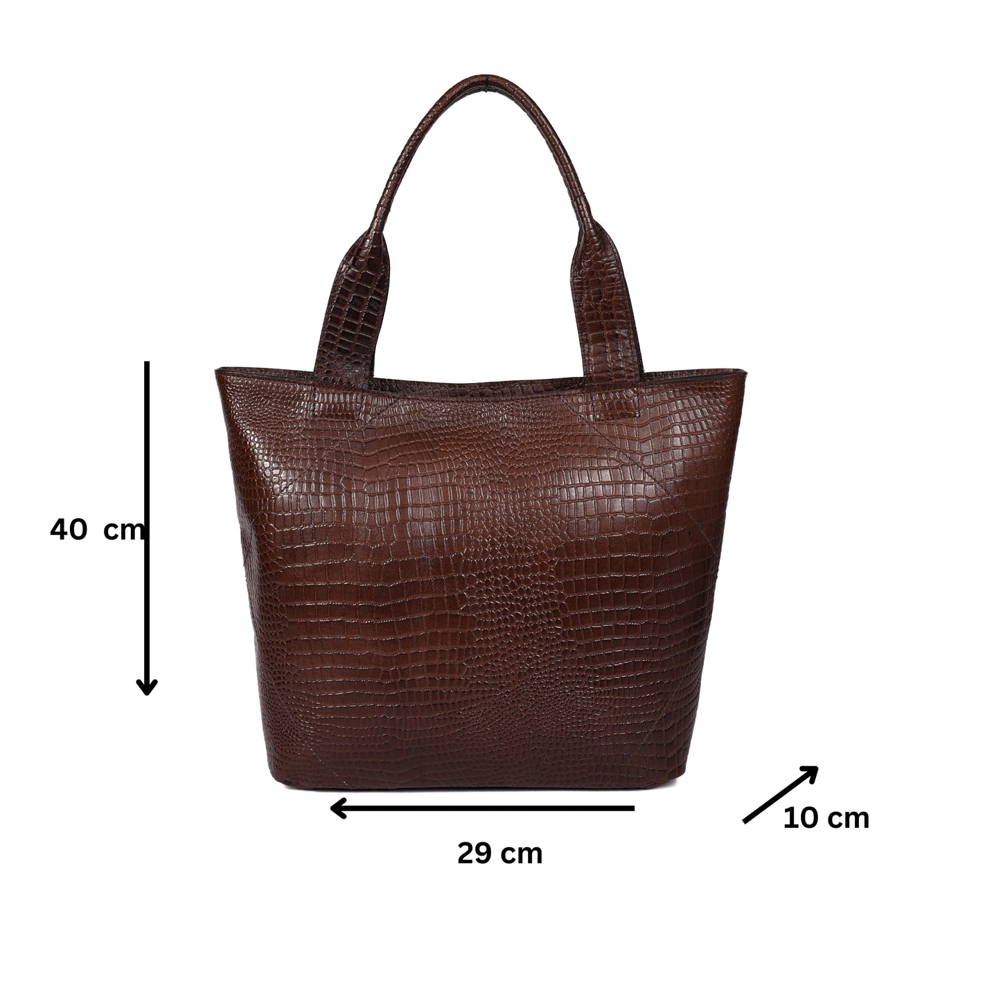 New celtic premium Elegance in Leather Tote Bag with Leather Accents. Art: BG-1387 Pack of 25