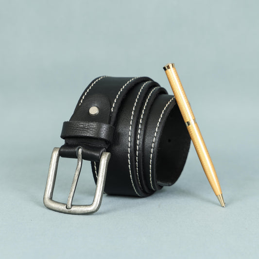 Stylish Girls' Leather Belt with Stitching – Trendy Kids' Accessory, ART:-LB-830 Pack of 50