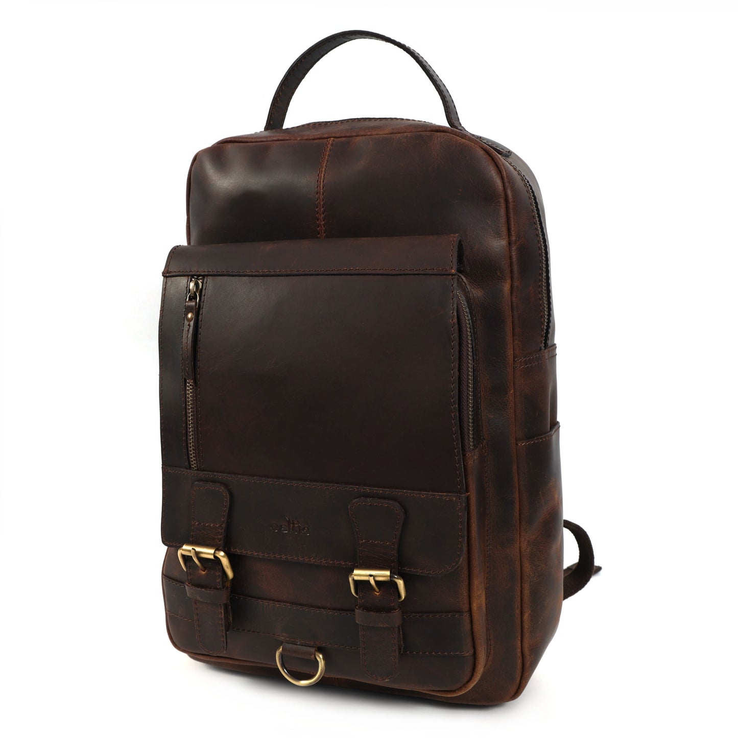 Elevate Your Style – Men's Full-Grain Leather Professional Backpack | Premium & Timeless, Art:- BG-1612 Pack of 25