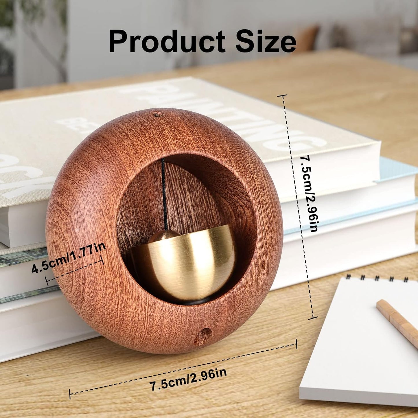 Japanese Style Bamboo Door Bell - Round Shape Pack of 50