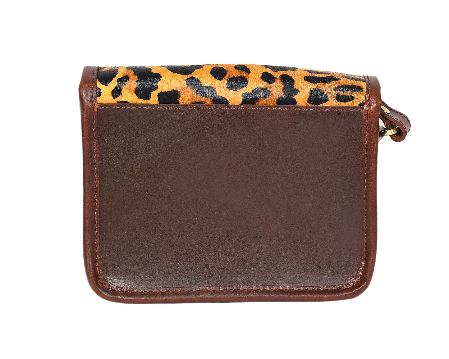 Brown color pure leather with hair on leather sling bag for women and girls | Party wear, Art: BG-1159 Pack of 25