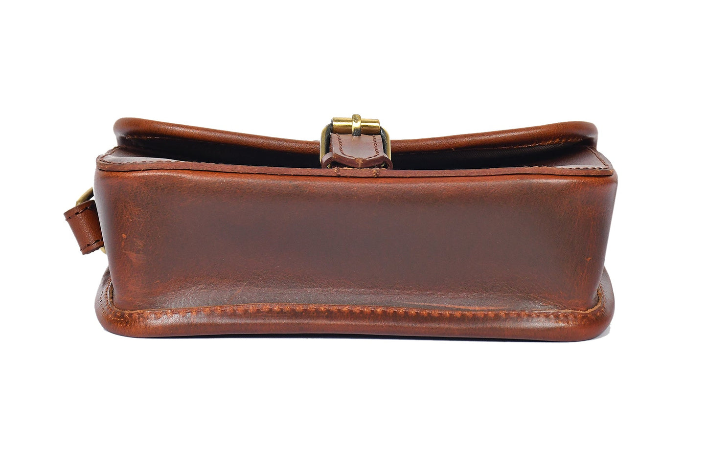 Brown color pure leather with light brown color hair on leather sling bag for women and girls | Party wear, Art: BG-1163 Pack of 25